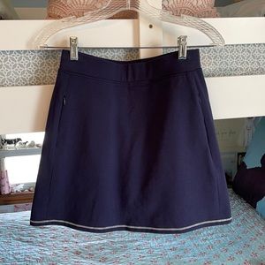Spartina Navy Cotton/Spandex Mini Skort